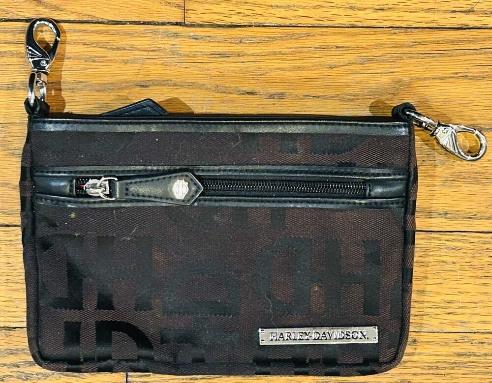 Harley Davidson Black Clip Pouch